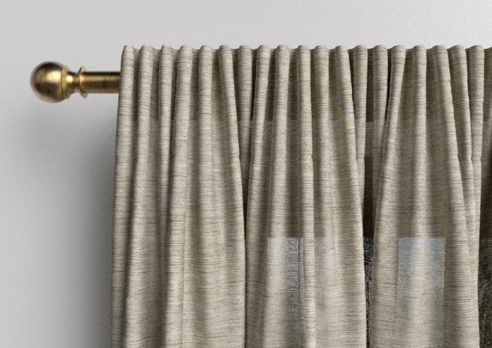 Sahara Voile, Metallic Sand - Made to Measure Curtains - Image 9